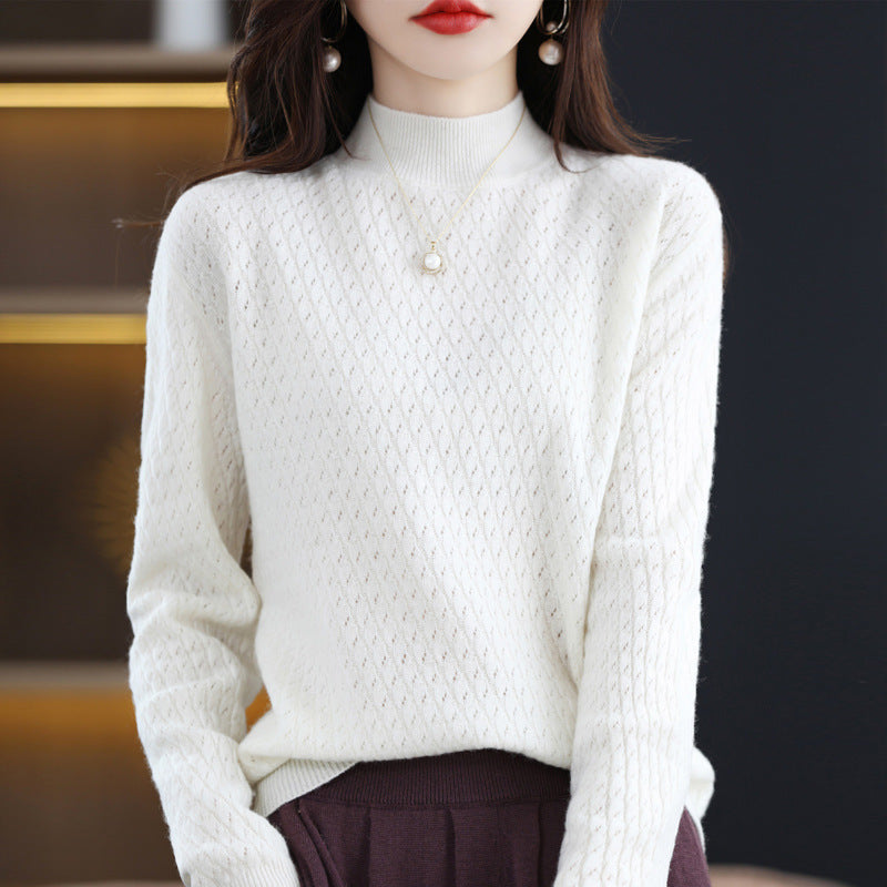 un Pull tricoté Pure laine pour femme