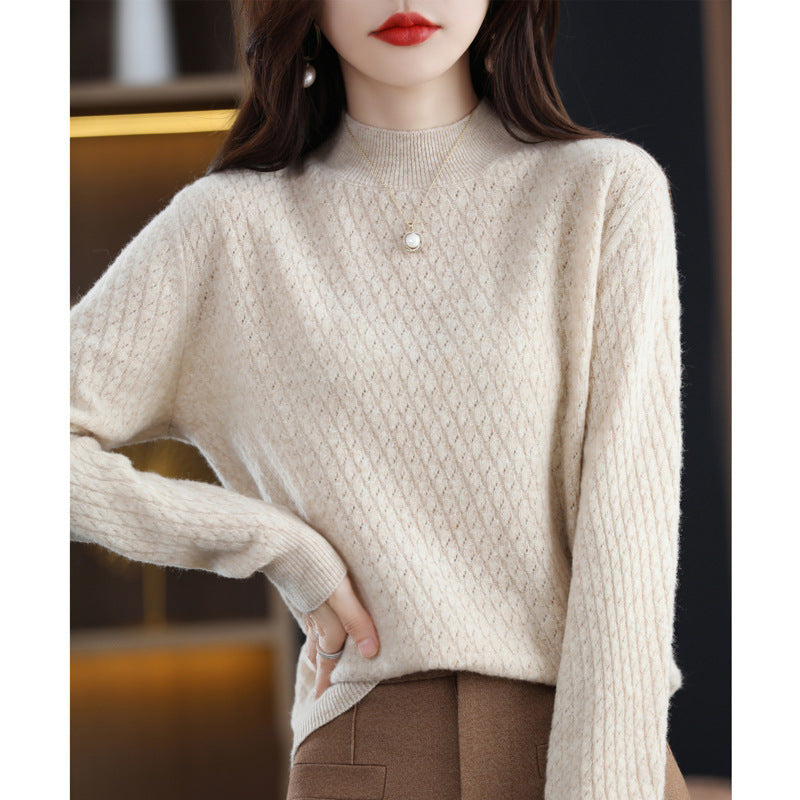 un Pull tricoté Pure laine pour femme