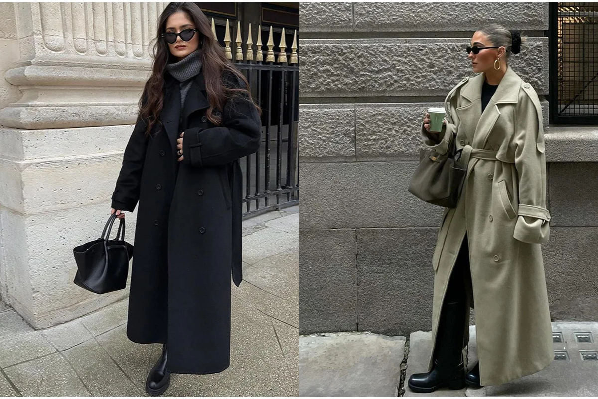 Manteau Long en laine élégant