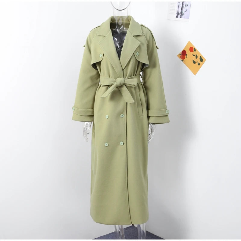 Manteau Long en laine élégant