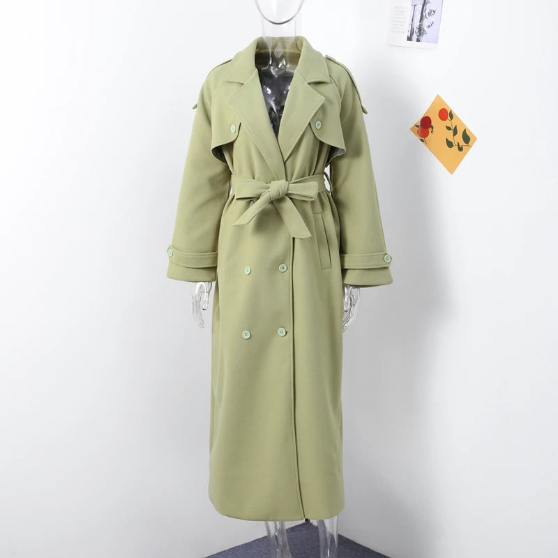 Manteau Long en laine élégant