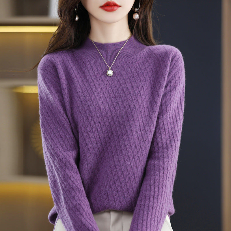 un Pull tricoté Pure laine pour femme