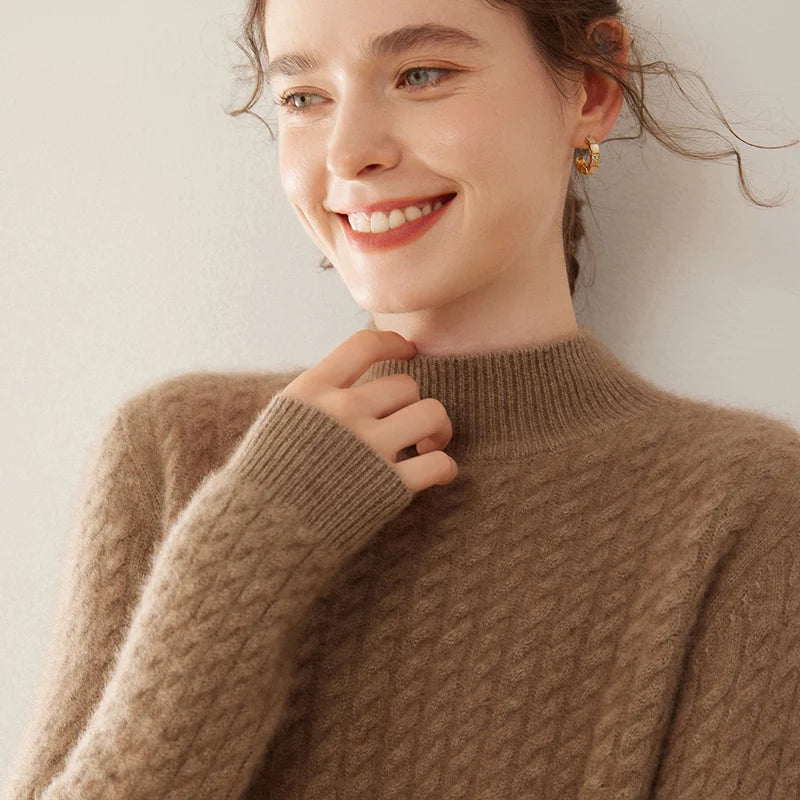 un Pull tricoté Pure laine pour femme