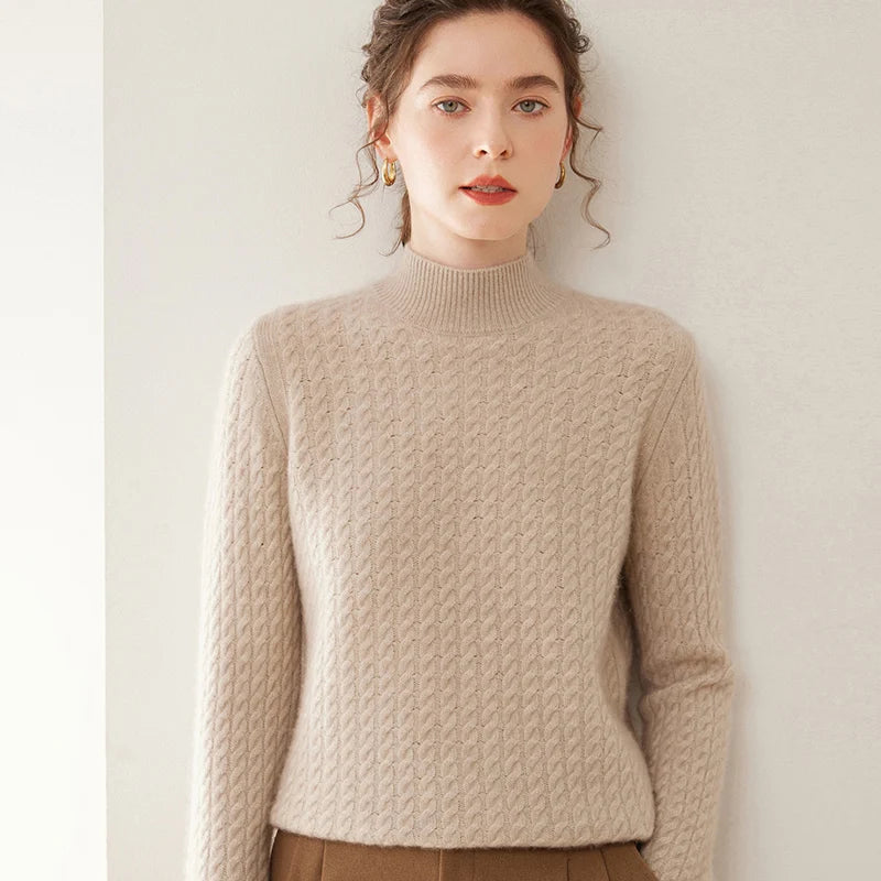 un Pull tricoté Pure laine pour femme