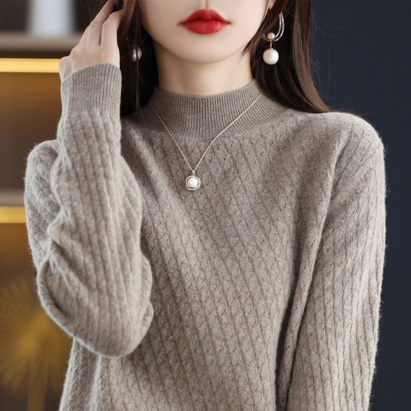 un Pull tricoté Pure laine pour femme
