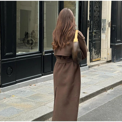 Manteau Long en laine élégant