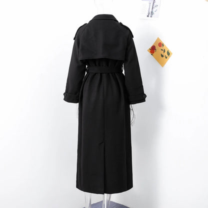 Manteau Long en laine élégant
