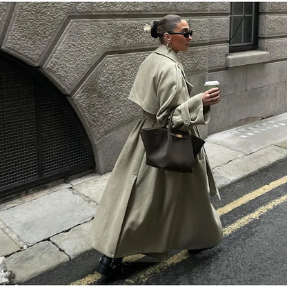 Manteau Long en laine élégant
