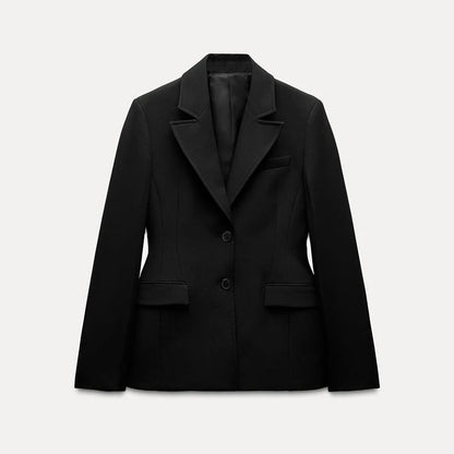 Manteau à Boutonnage Simple Élégant 2025