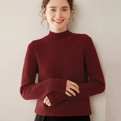 un Pull tricoté Pure laine pour femme
